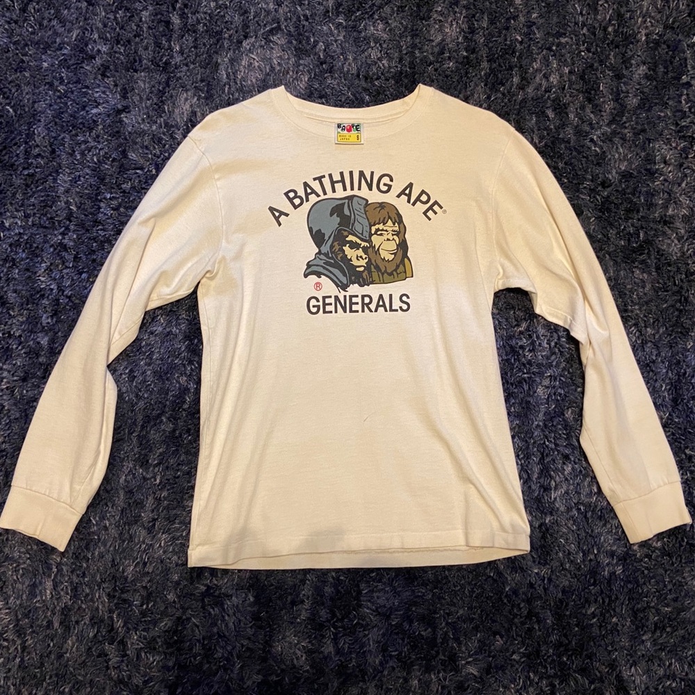 Bape long sleeve tee